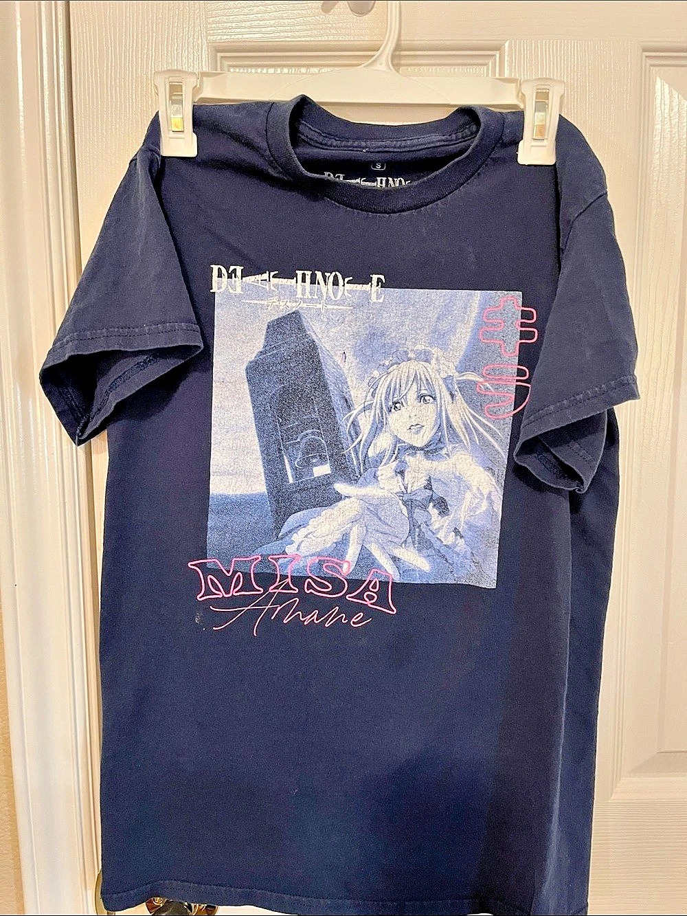 Death Note Misa Amane Graphic T-Shirt Blue Small